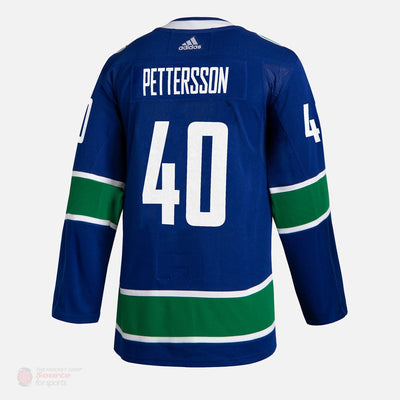 Vancouver Canucks Home Adidas Authentic Senior Jersey - Elias Pettersson