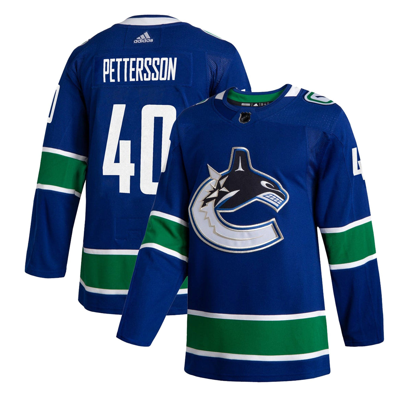 Vancouver Canucks Home Adidas Authentic Senior Jersey - Elias Pettersson