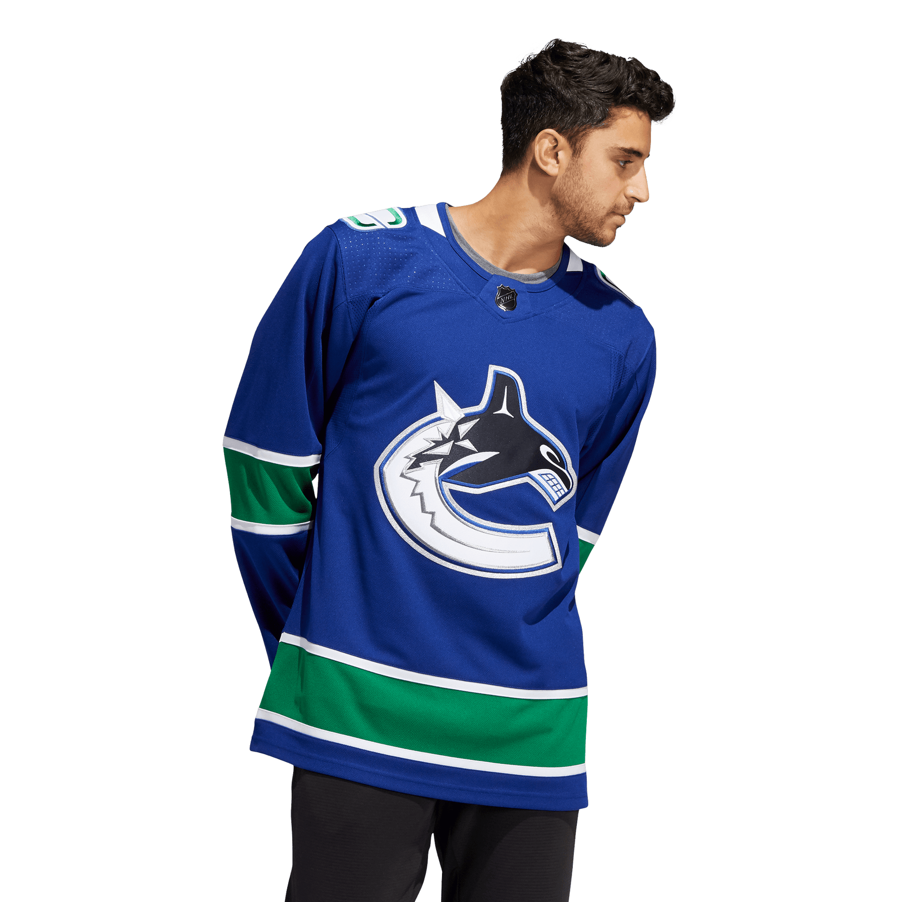 Vancouver Canucks Adidas PrimeGreen Reverse Retro Senior Jersey - Quin