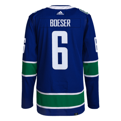 Vancouver Canucks Home Adidas PrimeGreen Senior Jersey - Brock Boeser