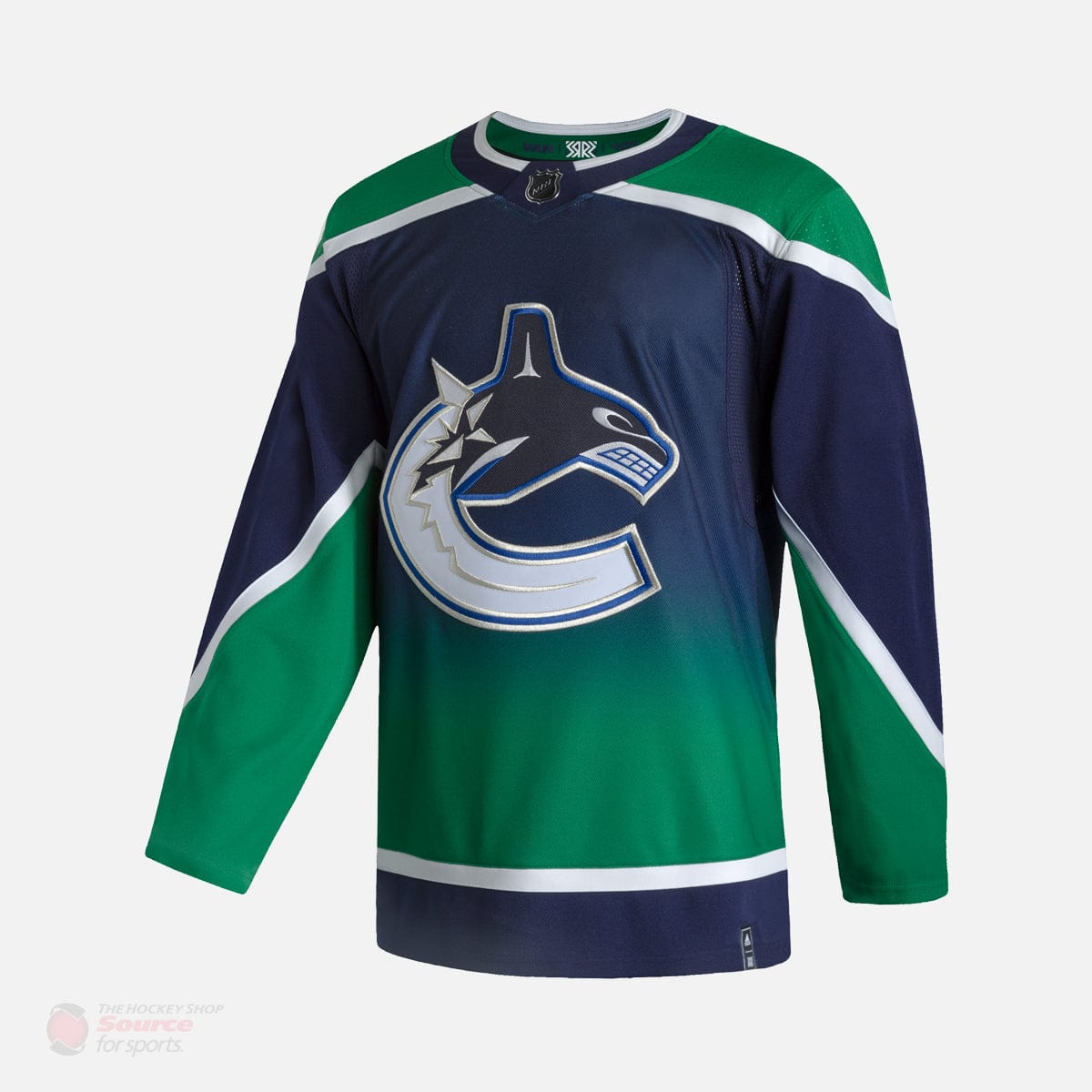 Customizable Vancouver Canucks Adidas 2022 Primegreen Reverse Retro Authentic NHL Hockey Jersey - Reverse Retro / S/46