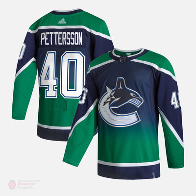 Vancouver Canucks Reverse Retro Adidas Authentic Senior Jersey - Elias Pettersson