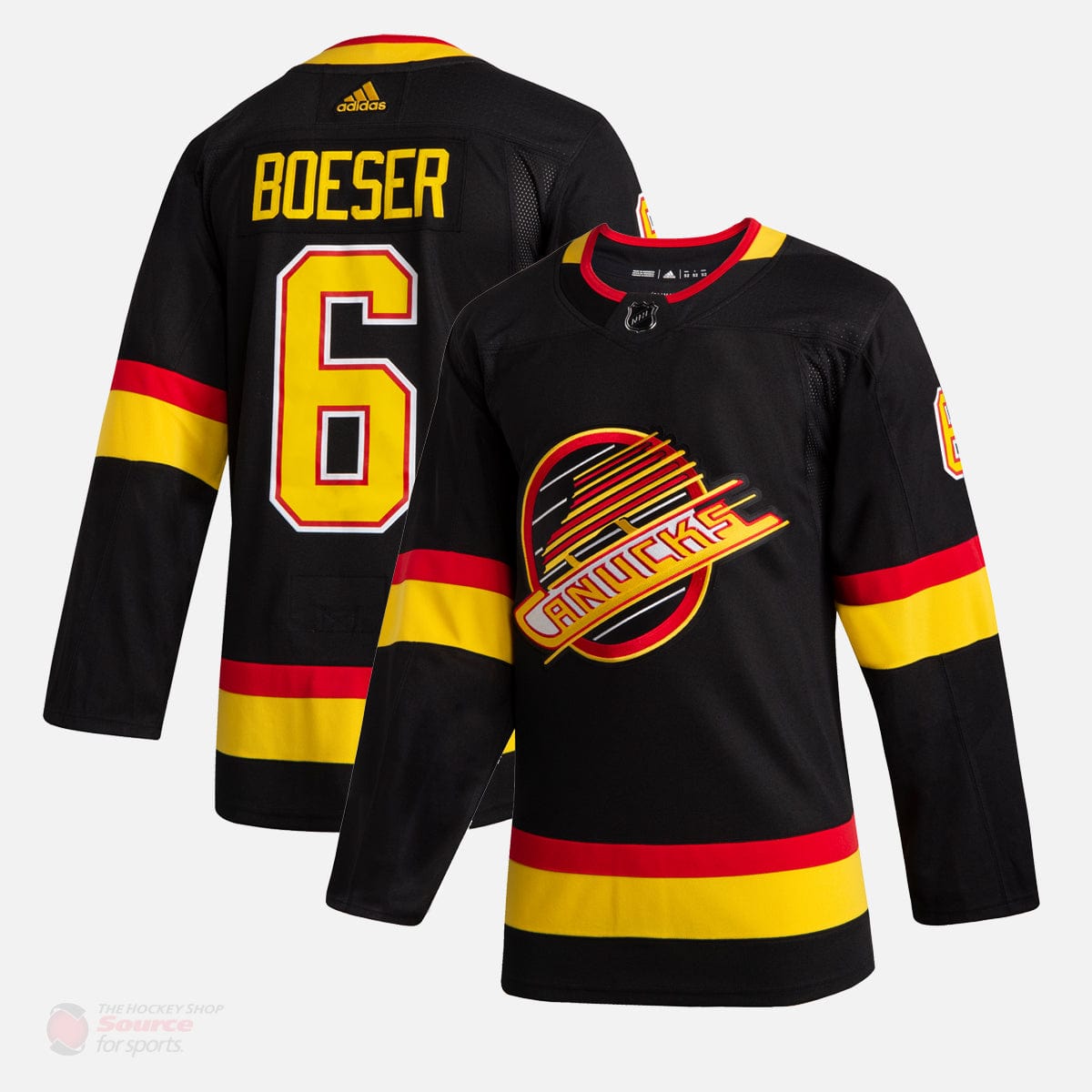 Vancouver Canucks Skate Adidas Authentic Senior Jersey - Brock Boeser