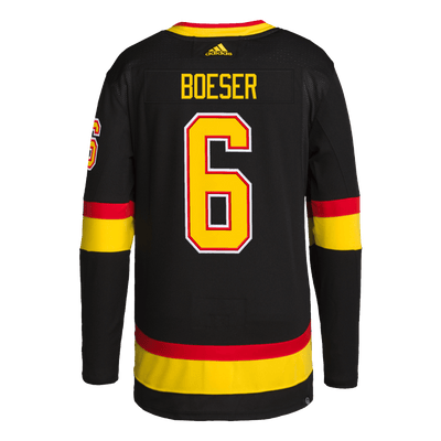 Vancouver Canucks Skate Adidas PrimeGreen Senior Jersey - Brock Boeser