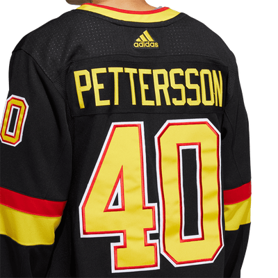 Vancouver Canucks Skate Adidas PrimeGreen Senior Jersey - Elias Pettersson