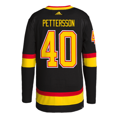 Vancouver Canucks Skate Adidas PrimeGreen Senior Jersey - Elias Pettersson