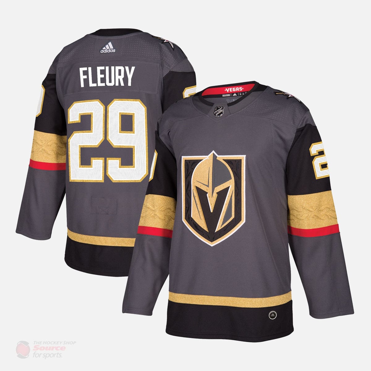 Vegas Golden Knights Home Adidas Authentic Senior Jersey - Marc-Andre Fleury