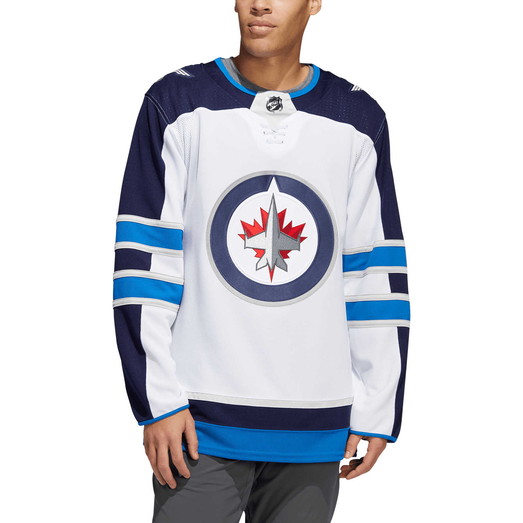 Customizable Winnipeg Jets Adidas Primegreen Authentic NHL Hockey