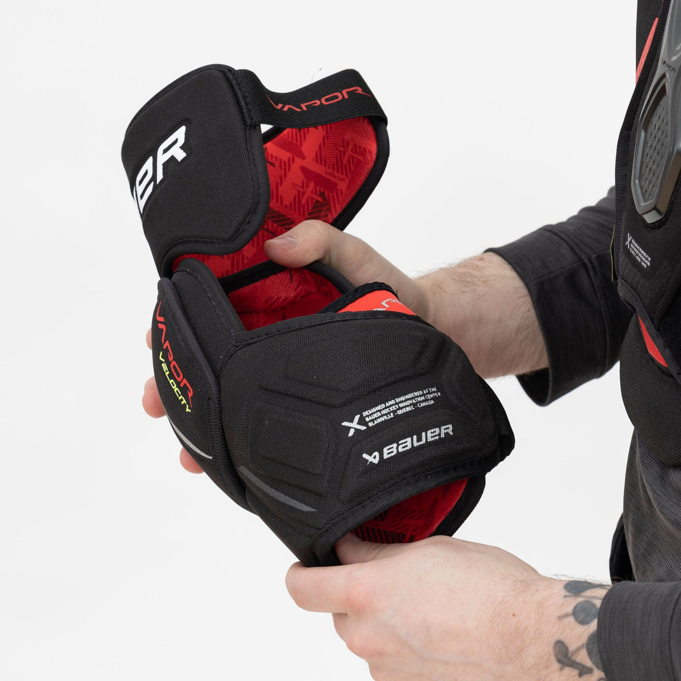 Bauer Vapor Velocity Senior Hockey Elbow Pads - The Hockey Shop Source For Sports