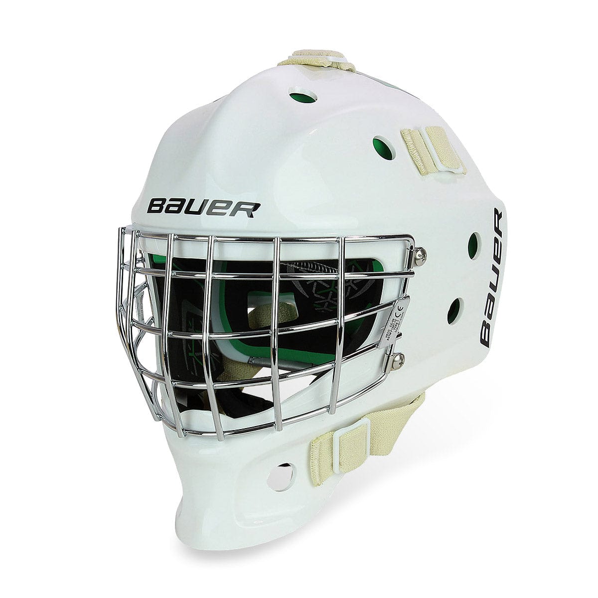 Bauer NME 4 Youth Goalie Mask - White - The Hockey Shop Source For Sports
