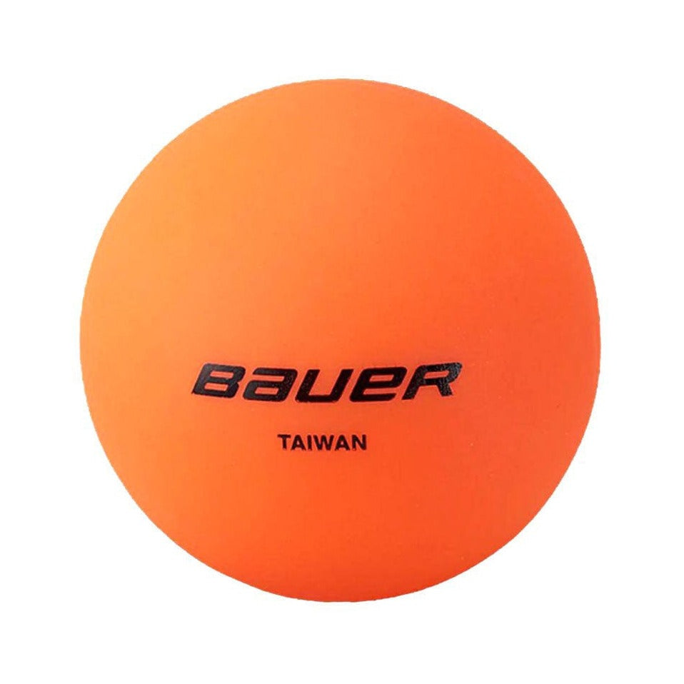 Bauer No Bounce Hockey Ball - Warm Orange
