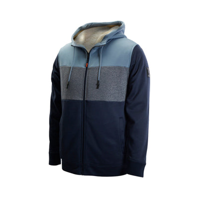 Bauer Hoodies Bauer FLC Sherpa Full Zip Mens Hoodie Blue / XXL - TheHockeyShop