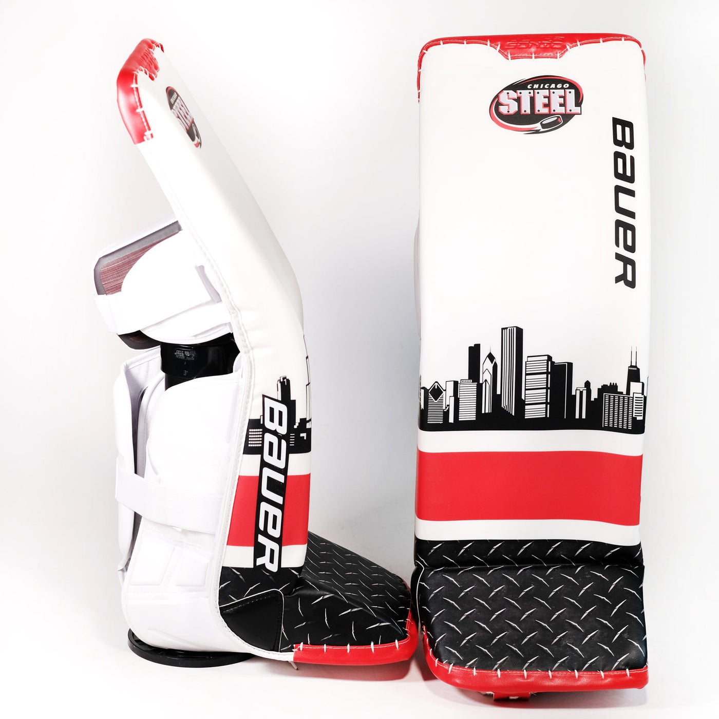 Bauer Supreme Pro Custom Senior Goalie Leg Pads - Ian Shane - The Hockey Shop Source For Sports