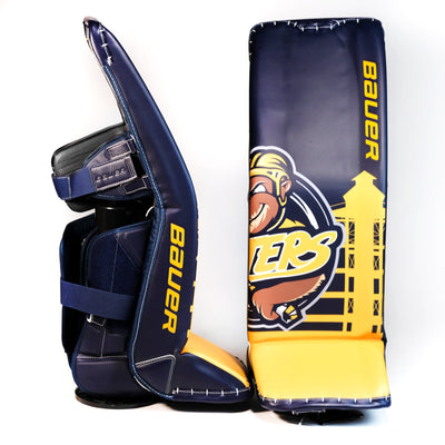 Bauer Supreme Pro Custom Senior Goalie Leg Pads - Nolan Lalonde - The Hockey Shop Source For Sports