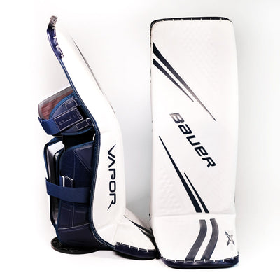 Bauer Supreme Pro Custom Senior Goalie Leg Pads (Vapor Graphic) - Ty Taylor - The Hockey Shop Source For Sports