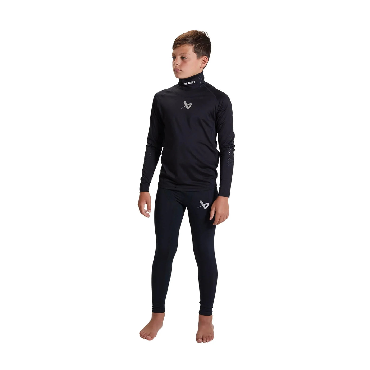 Bauer Pro NeckProtect Longsleeve Junior Neck Guard Shirt