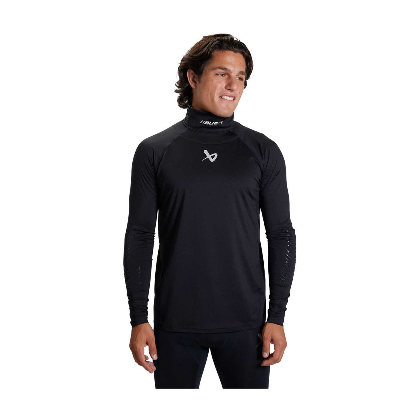 Bauer Pro NeckProtect Longsleeve Senior Neck Guard Shirt - The Hockey Shop Source For Sports