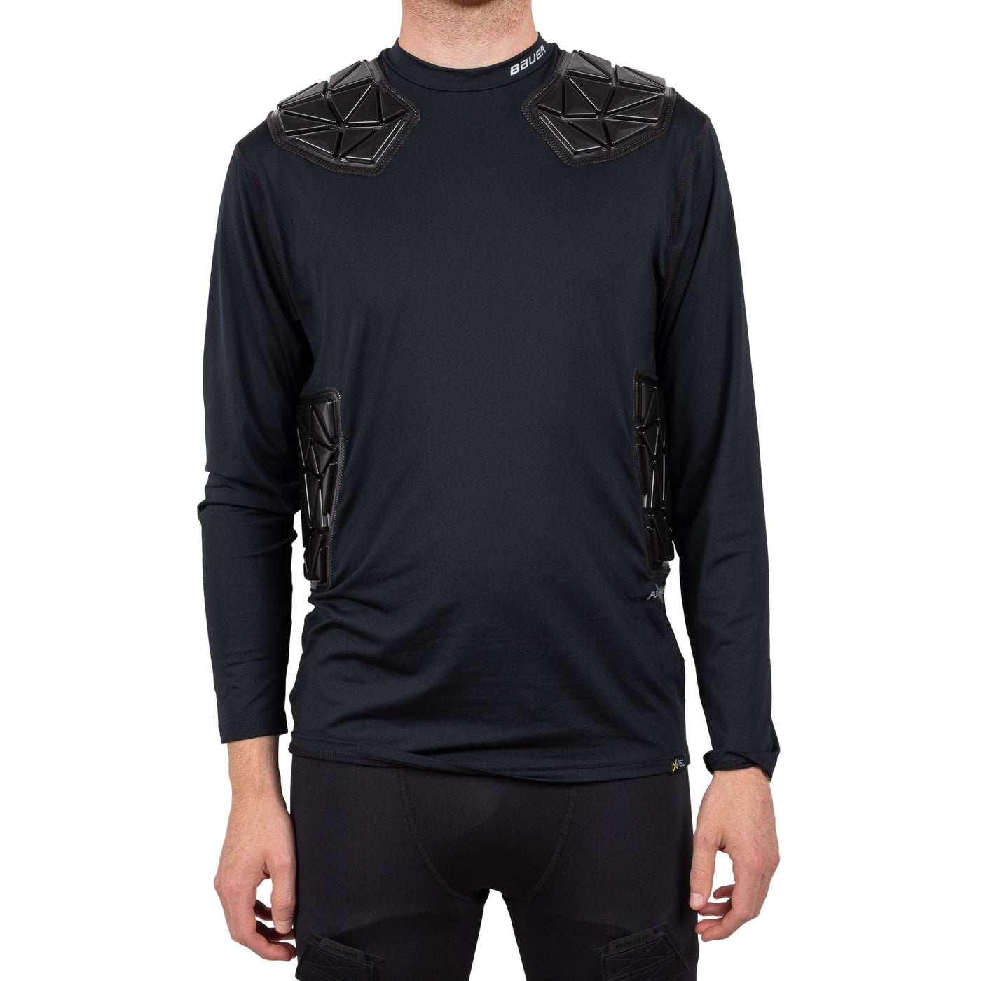 BAUER Elite Padded Neck Protect Long Sleeve Top-Sr