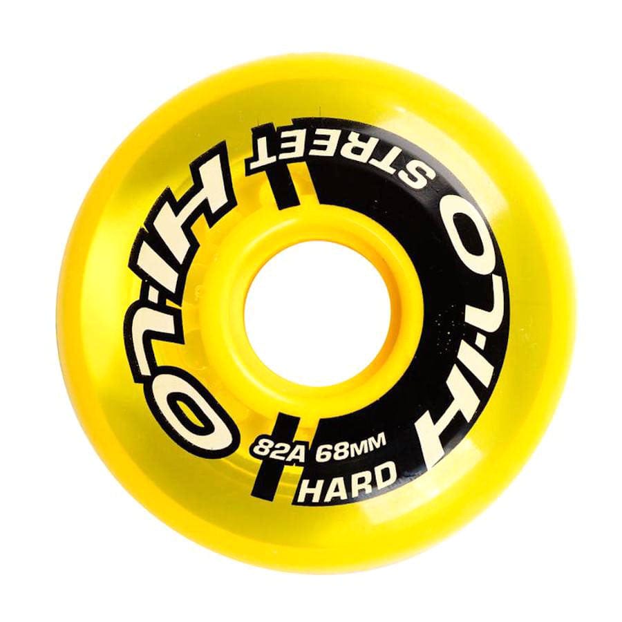 Bauer HI-LO Street Roller Hockey Wheels - Yellow (82A)