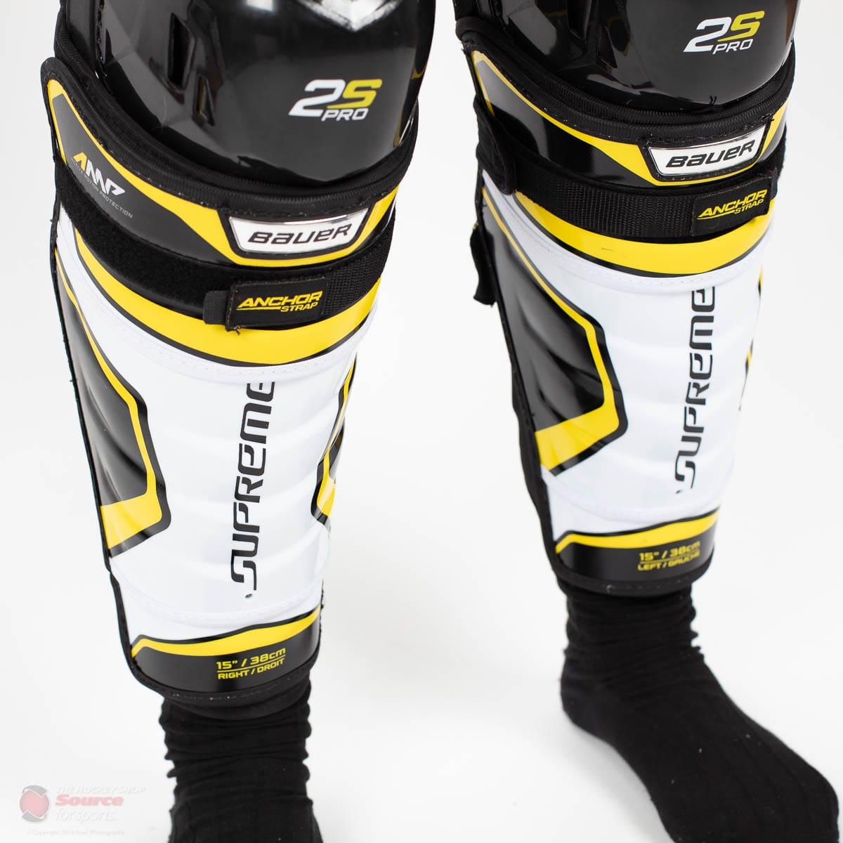 Bauer Supreme 2S Pro Junior Hockey Shin Guards
