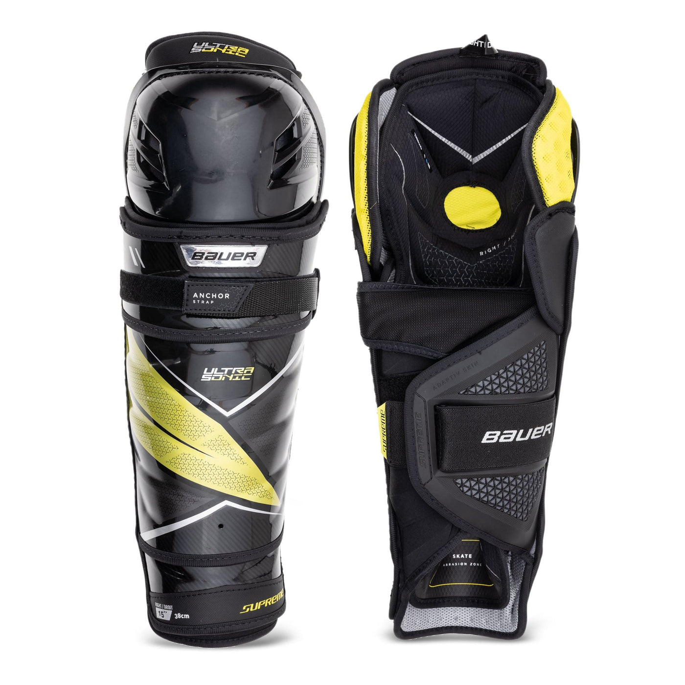 Bauer Supreme UltraSonic Senior Hockey Shin Guards