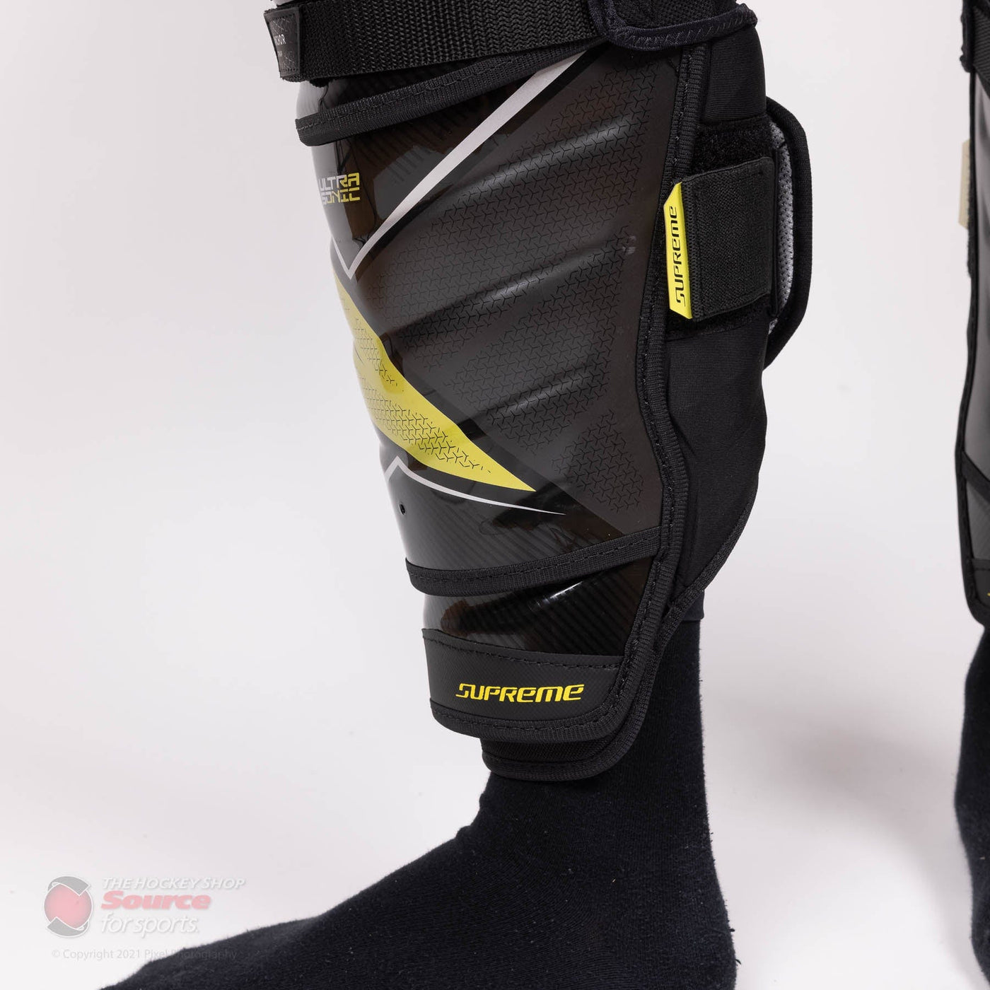 Bauer Supreme UltraSonic Senior Hockey Shin Guards