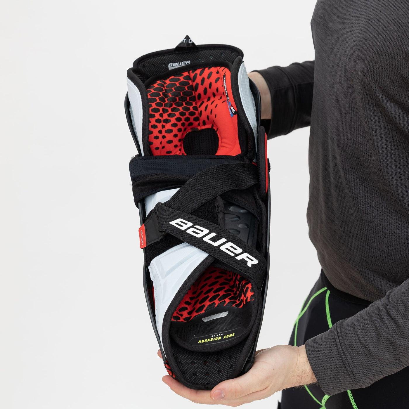 Bauer Vapor Hyperlite Intermediate Hockey Shin Guards - The Hockey Shop Source For Sports