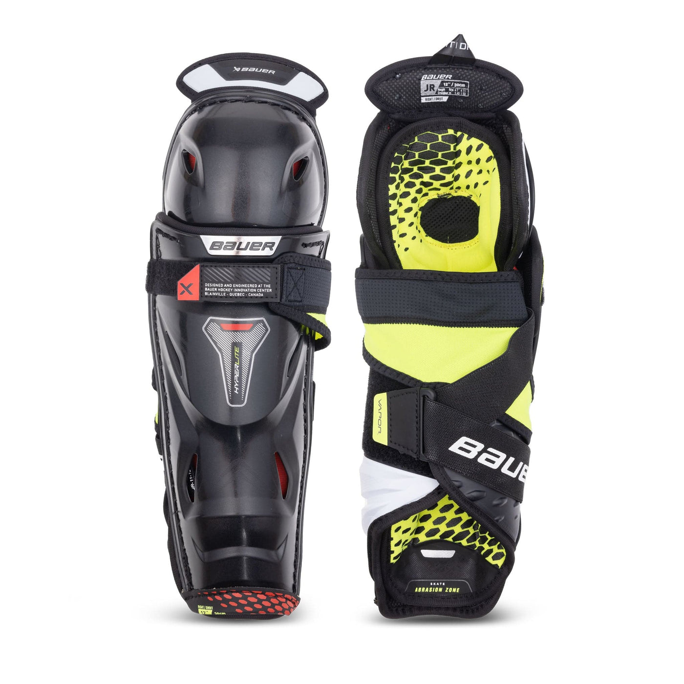 Bauer Vapor Hyperlite Junior Hockey Shin Guards - The Hockey Shop Source For Sports