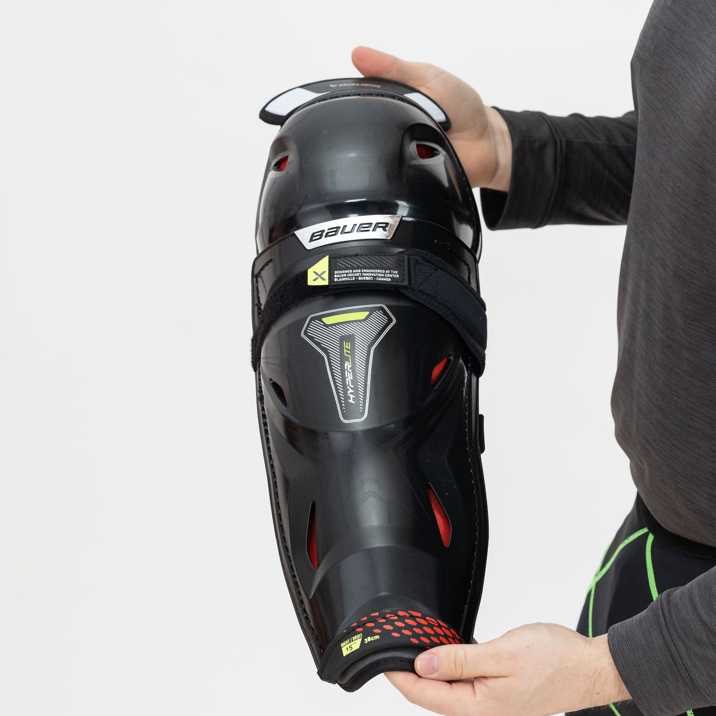 Bauer Vapor Hyperlite Senior Hockey Shin Guards - The Hockey Shop Source For Sports