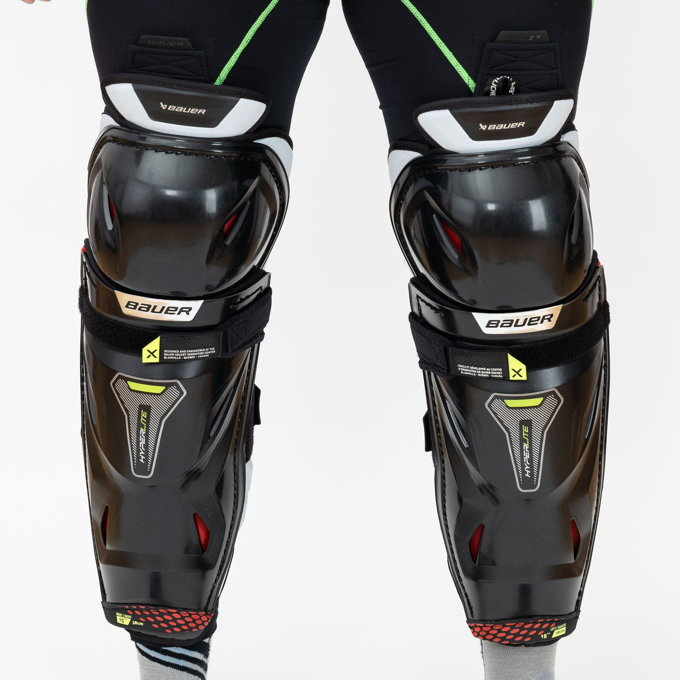 Bauer Vapor Hyperlite Senior Hockey Shin Guards - The Hockey Shop Source For Sports
