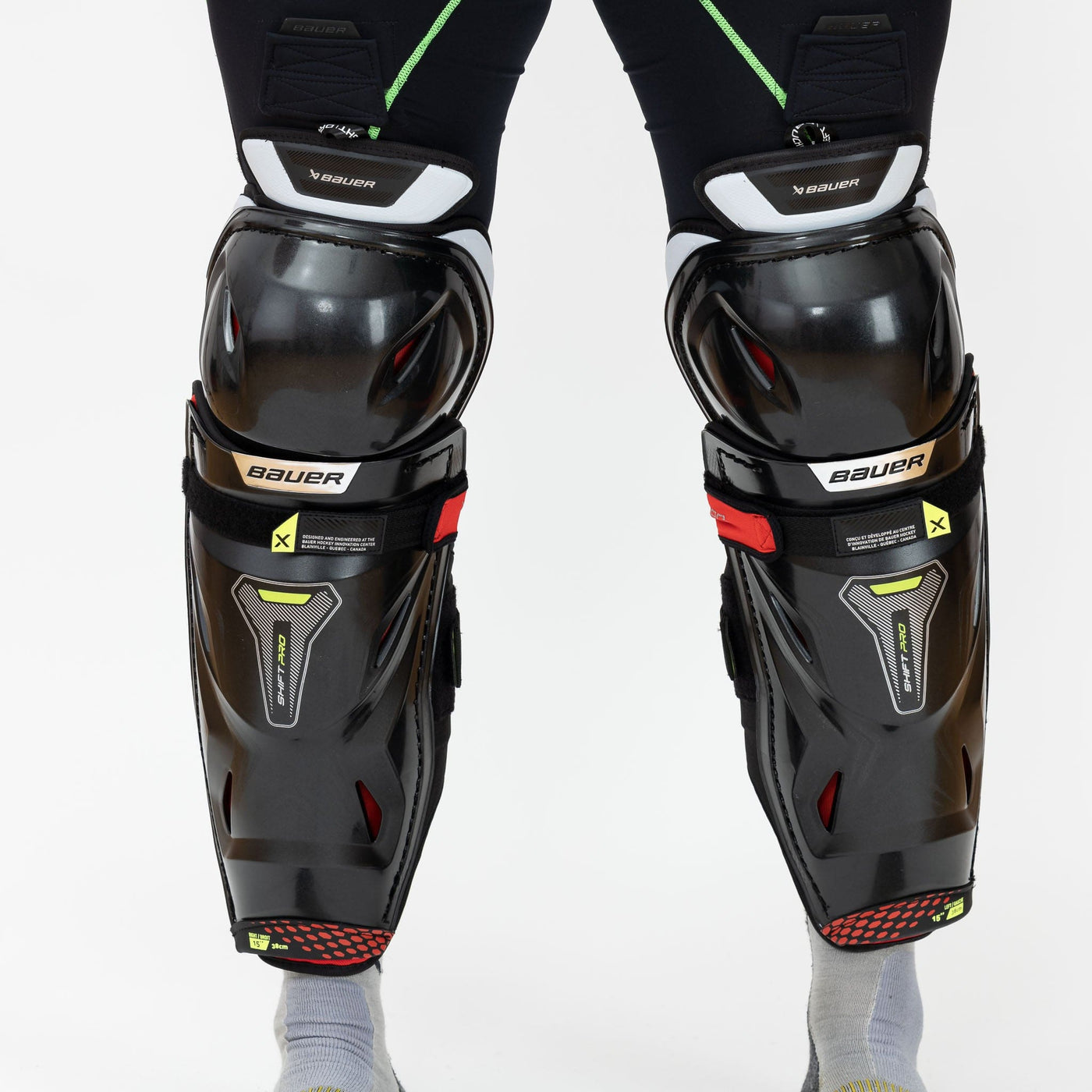 Bauer Vapor Shift Pro Junior Hockey Shin Guards - The Hockey Shop Source For Sports