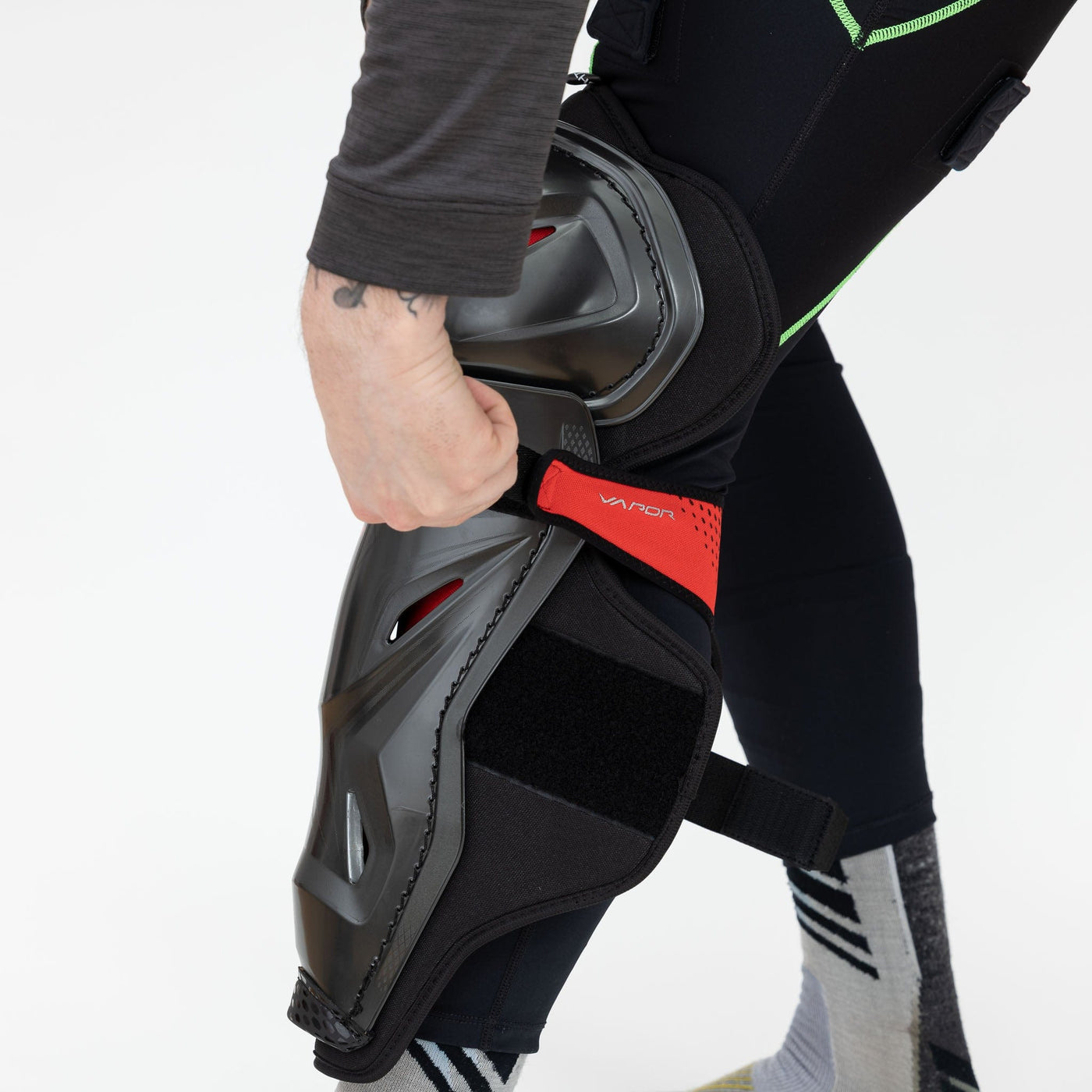 Bauer Vapor Velocity Senior Hockey Shin Guards - The Hockey Shop Source For Sports