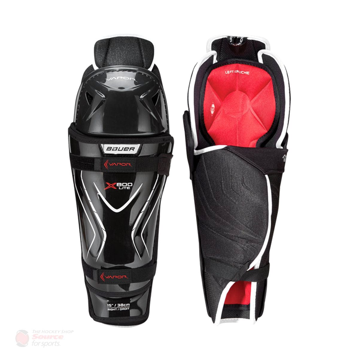 Bauer Vapor X800 Lite Senior Hockey Shin Guards