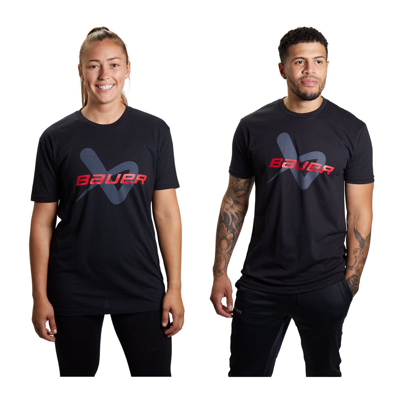 Bauer Lockup Mens Shortsleeve Shirt - The Hockey Shop Source For Sports