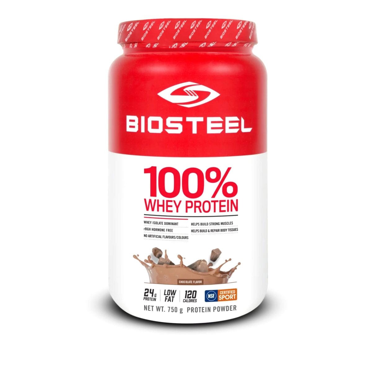 BioSteel Sport Supplements BioSteel 100% Whey Protein Blend - Chocolate 750g / Chocolate - TheHockeyShop
