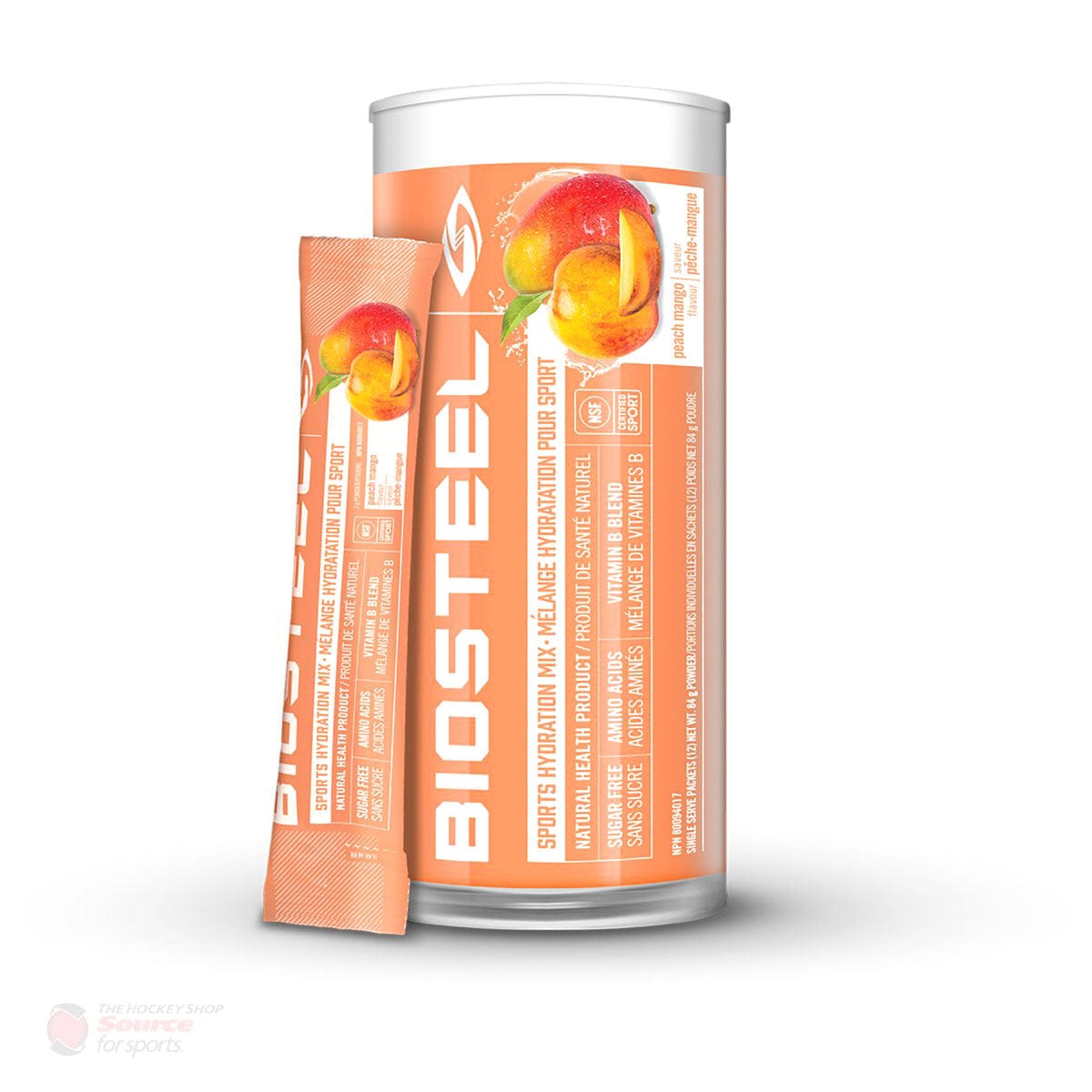 BioSteel High Performance Sports Mix - Peach Mango (12 Packets)