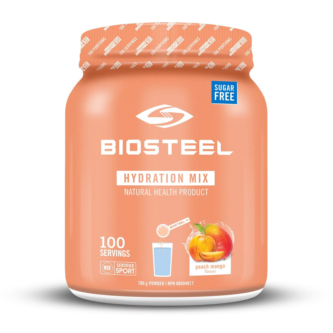 BioSteel High Performance Sports Mix - Peach Mango (700g) - The Hockey Shop Source For Sports