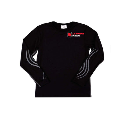 Blue Sports Compression Longsleeve Junior Shirt - French Logo - The Hockey Shop Source For Sports