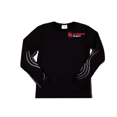 Blue Sports Compression Longsleeve Youth Shirt - French Logo - The Hockey Shop Source For Sports