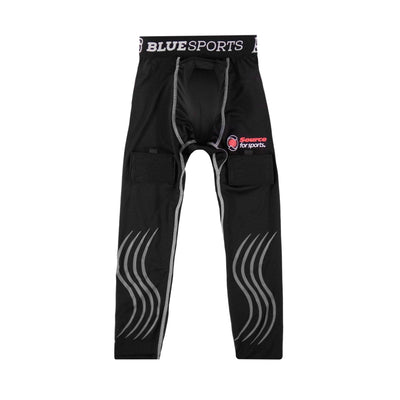 Blue Sports Junior Compression Jock Pants - The Hockey Shop Source For Sports