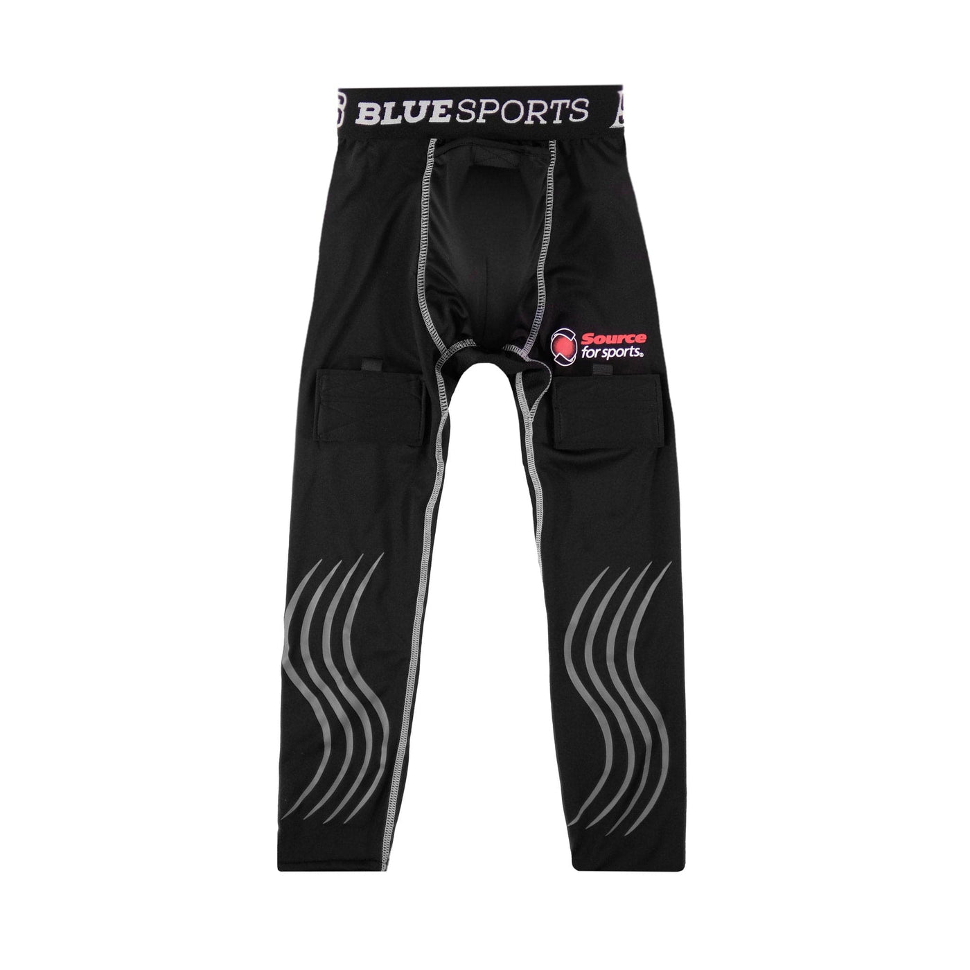 Blue Sports Youth Compression Jock Pants - The Hockey Shop Source For Sports