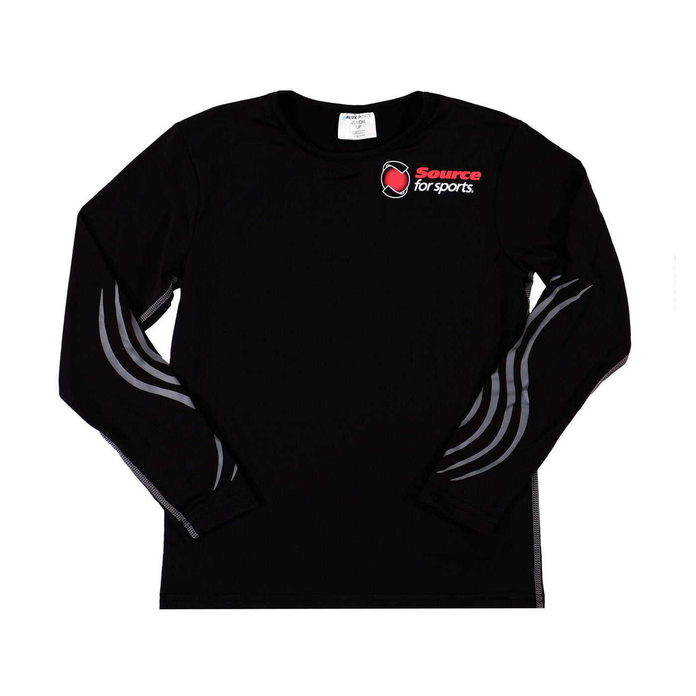 Blue Sports Compression Long Sleeve Youth Shirt - The Hockey Shop Source For Sports