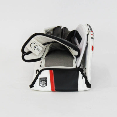 Brian's Full Sets (Demo) Brian's OPTiK Senior Goalie Blocker - Demo B - White / Red / Black / Regular - TheHockeyShop