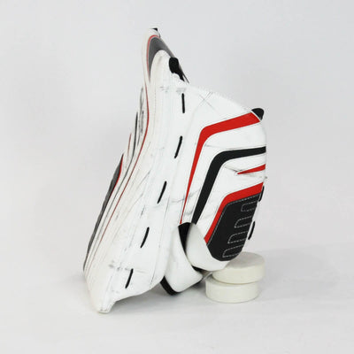 Brian's Full Sets (Demo) Brian's OPTiK Senior Goalie Blocker - Demo B - White / Red / Black / Regular - TheHockeyShop
