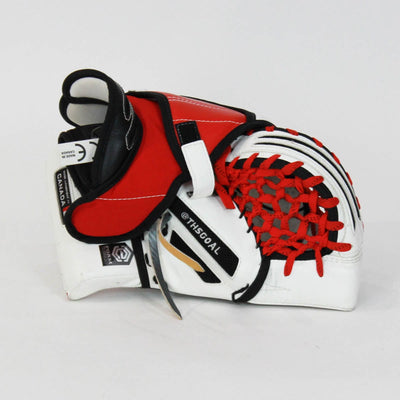 Brian's Full Sets (Demo) Brian's OPTiK Senior Goalie Catcher - Demo B White / Red / Black / Regular - TheHockeyShop