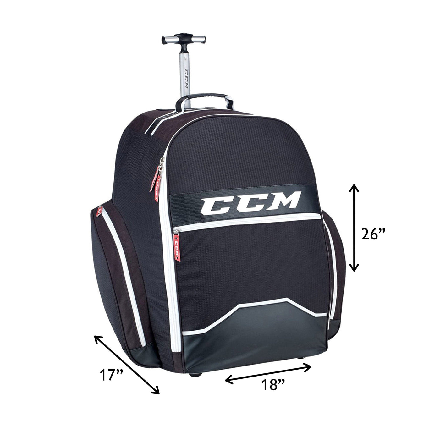 CCM 390 Backpack Senior Wheel Hockey Bag