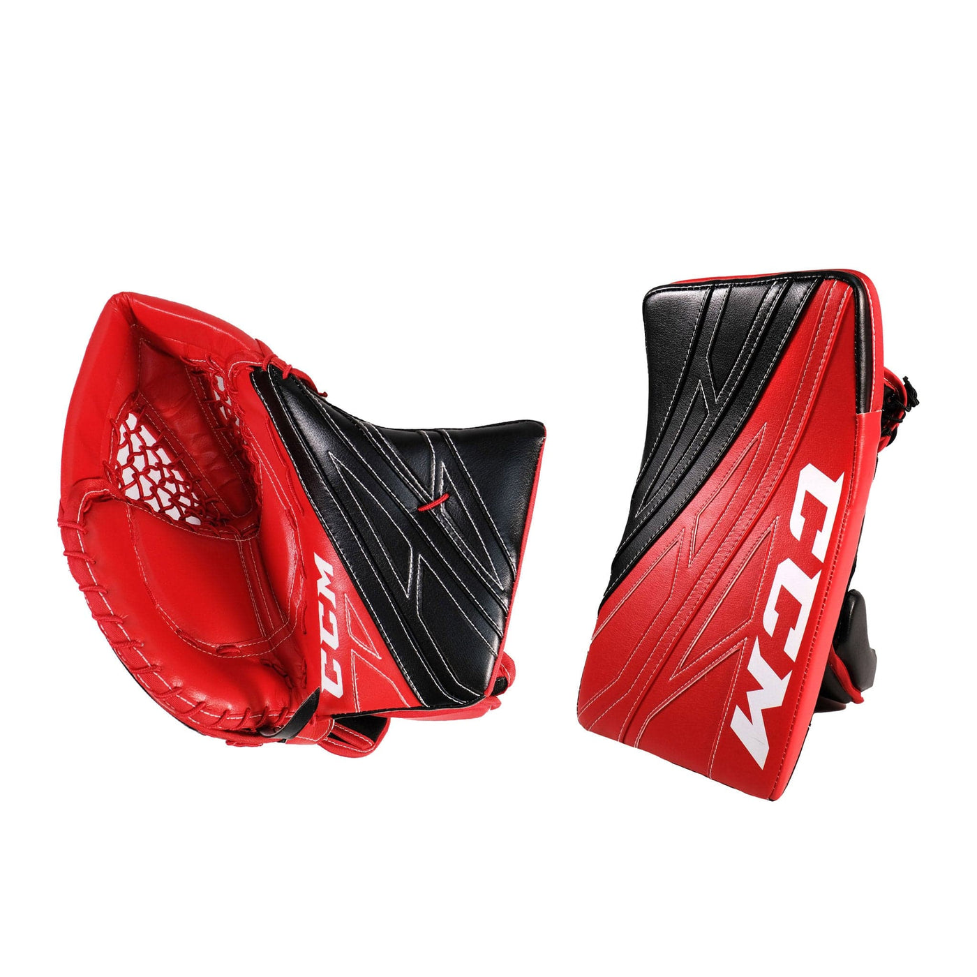 CCM Extreme Flex 4 Pro Stock Senior Goalie Catcher & Blocker - Louis Domingue (TEST) - The Hockey Shop Source For Sports