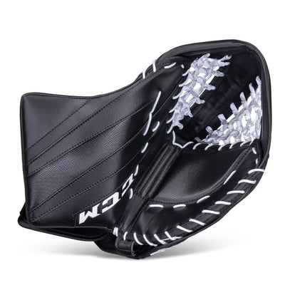 CCM Catchers CCM Extreme Flex E5.5 Senior Goalie Catcher - Source Exclusive Black / Regular - TheHockeyShop