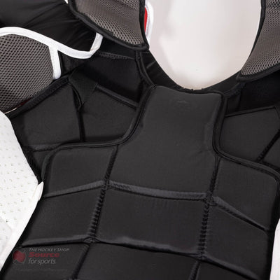 CCM Extreme Flex 5 Senior Chest & Arm Protector - White / Grey / Red