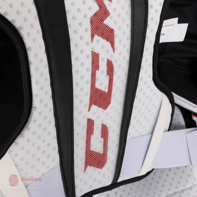 CCM Extreme Flex 5 Senior Chest & Arm Protector - White / Grey / Red